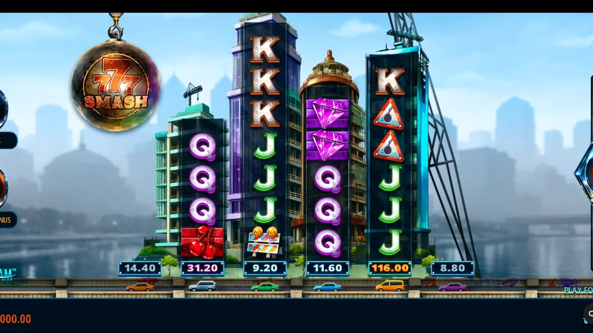 777 Smash slot industrial construction theme